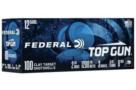 12 GA 2-3/4 IN 8 TOP GUN 100CT