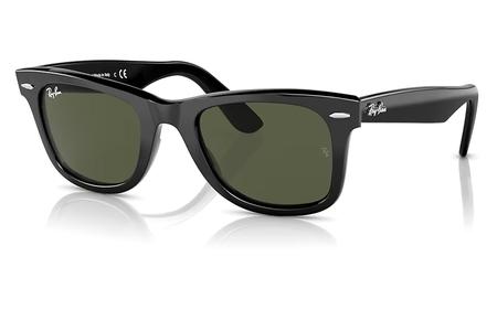 WAYFARER BLACK W/GREEN LENSES