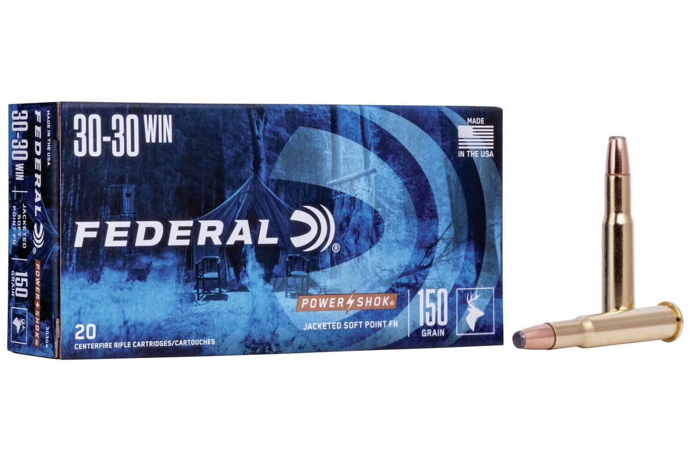 Federal 30-30 Win 150 gr SPFN Power-Shok 20/Box