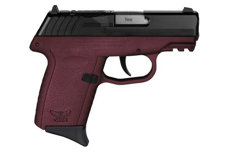 CPX2 9MM BLACK SLIDE CRIMSON GRIP 3.1 IN BBL