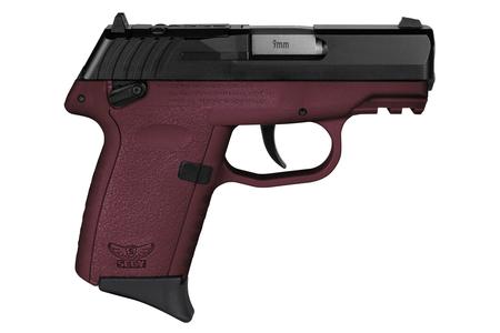 CPX-1 GEN3 9MM CRIMSON RED GRIP BLACK SS SLIDE 3.10` BARREL