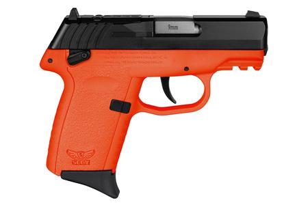 CPX1 GEN 3 9MM BLACK SLIDE ORANGE GRIP 3.1 IN BBL