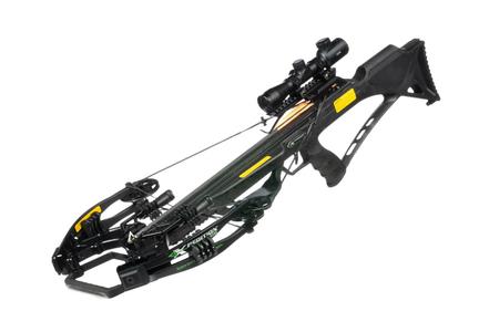 VIKING X430 CROSSBOW, BLACK, W/4X32 IL SCOPE, QUIVER, 3 BOLTS, CRANK, SLING