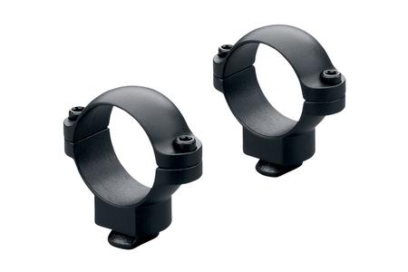 DUAL DOVETAIL SCOPE RING SET SUPER HIGH 34MM TUBE MATTE BLACK STEEL