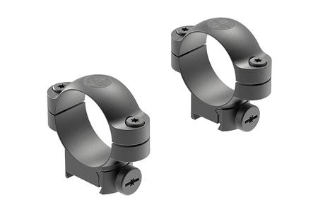 RINGMOUNTS SCOPE RING SET, MEDIUM 30MM, MATTE BLACK STEEL