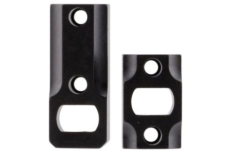 DUAL DOVETAIL BASE SET MATTE BLACK STEEL