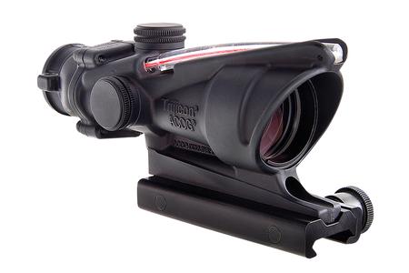 ACOG BLACK HARDCOAT ANODIZED 4X32MM ILLUMINATED RED CHEVRON .223/5.56 BDC RETICL