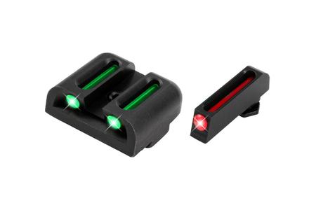 FIBER-OPTIC 3-DOT HIGHT SET RED FRONT, GREEN REAR