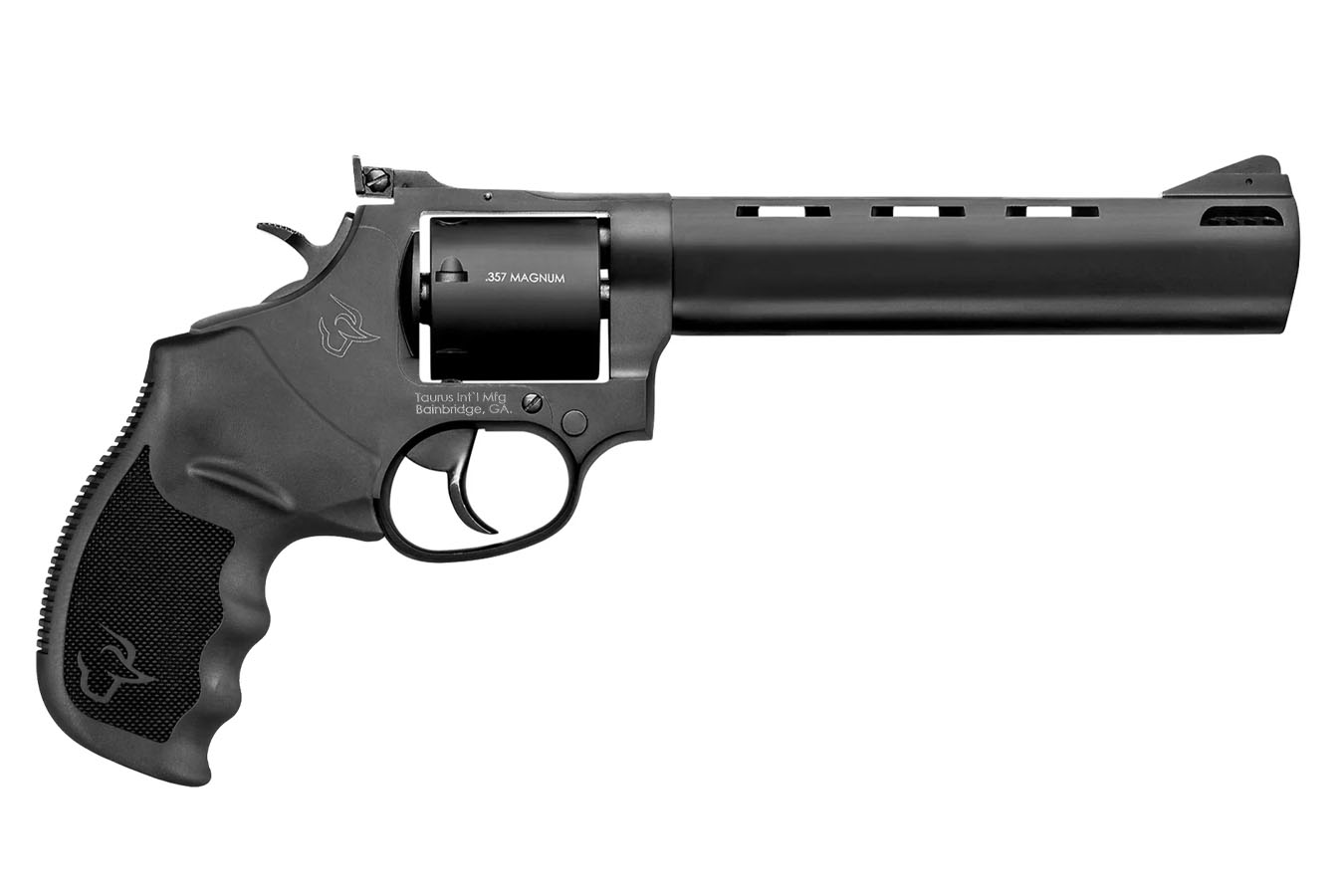 Taurus Model 692 Tracker 38 Special / 357 MAG / 9mm Luger Revolver with Matte Black Oxi