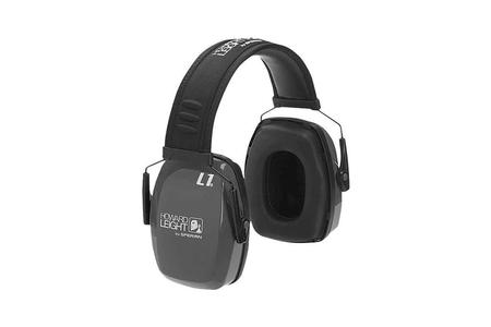 L1 PASSIVE MUFF 25 DB OVER THE HEAD CHARCOAL/BLACK ADULT