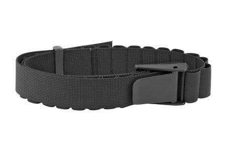 CARTRIDGE BELT SHOTGUN 25 ROUNDS BLACK NYLON 50 INCH