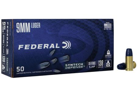 9MM LUGER 138 GR SYNTECH DEFENSE 50RD 