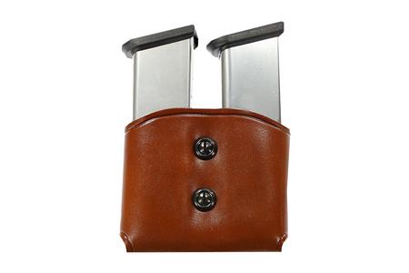 DMC MAG CARRIER DOUBLE TAN LEATHER BELT LOOP