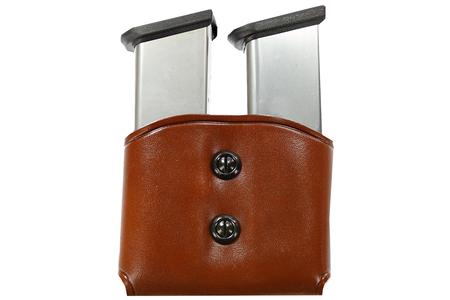 DMC MAG CARRIER DOUBLE TAN LEATHER BELT LOOP