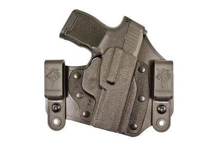 INTRUDER IWB/OWB BLACK LEATHER BELT CLIP