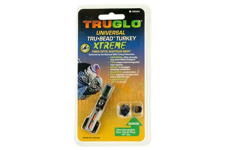 TRUBEAD UNIVERSAL SHOTGUN SIGHT FIBER OPTIC RED FRONT, GREEN FIBER OPTIC REAR, G