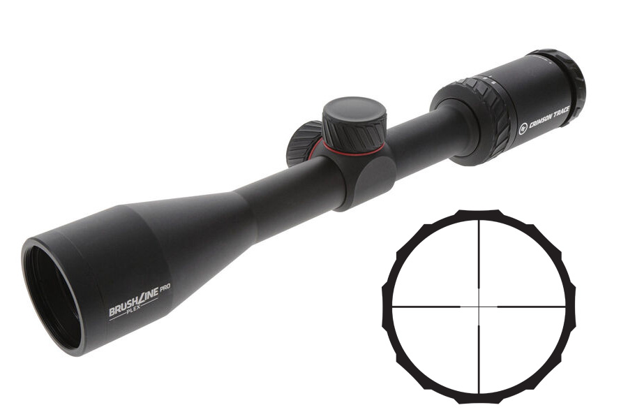 Crimson Trace Brushline Pro 3-9x40mm Riflescope with PLEX Reticle