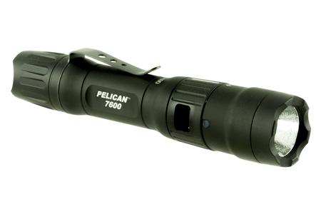 7600 TACTICAL BLACK ALUMINUM RED/CLEAR/GREEN LED 37-944 LUMENS 225 METERS RANGE