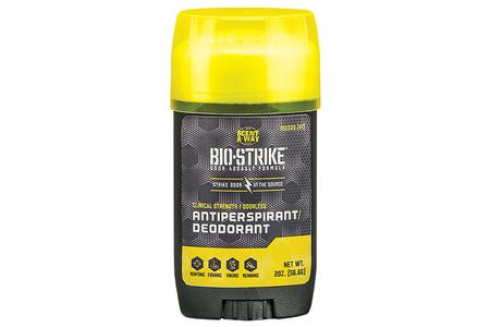 BIO-STRIKE ANTIPERSPIRANT ODOR ELIMINATOR ODORLESS SCENT 2.25 OZ RUB-ON