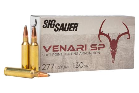 VENARI 277 SIG FURY 130 GR 2710 FPS SOFT POINT (SP) 20