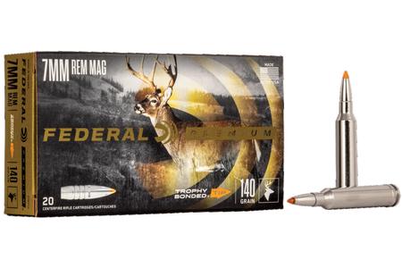 7MM REM MAG 140 GR TROPHY BONDED TIP VITAL-SHOK