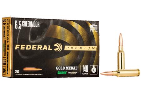 6.5 CREEDMOOR 140 GR SIERRA MK GOLD MEDAL