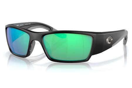 CORBINA PRO MATTE BLACK WITH GREEN MIRROR LENSES