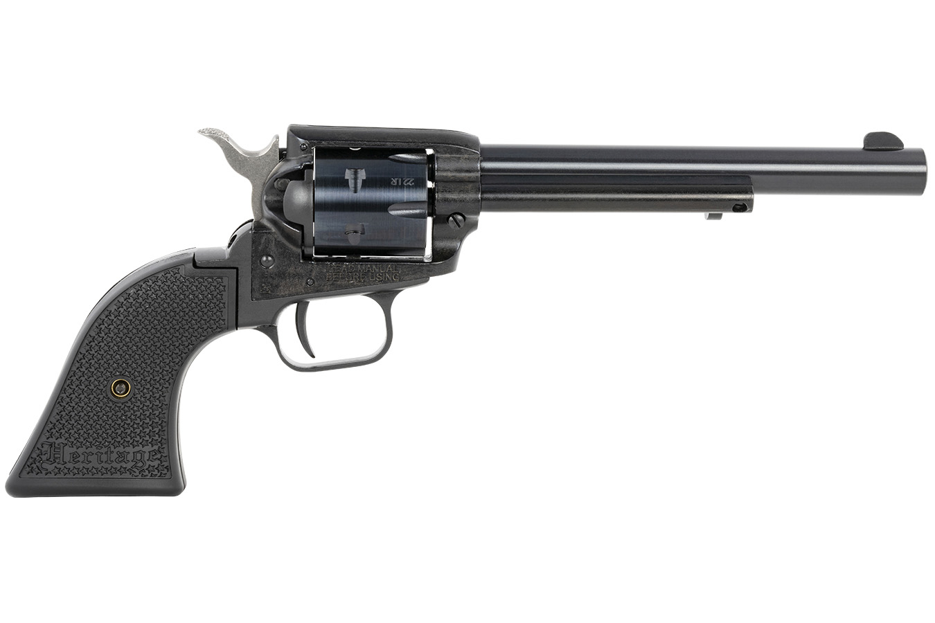 Heritage Rough Rider 22LR Rimfire Revolver with 6.5 Inch Barrel and Polymer Grips