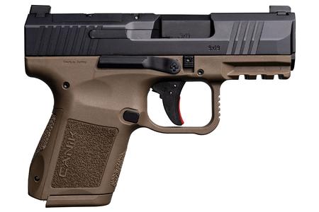 MC9 9MM 3.18` BLACK STEEL BARREL BLACK SLIDE AND FDE POLYMER FRAME