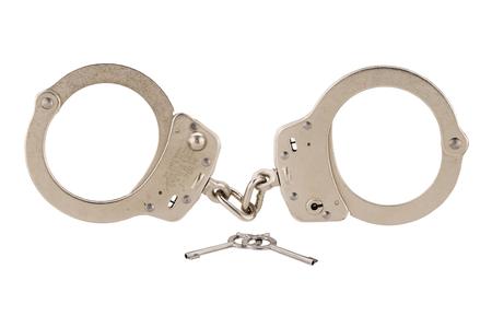 104 MAXIMUM SECURITY HANDCUFFS NICKEL