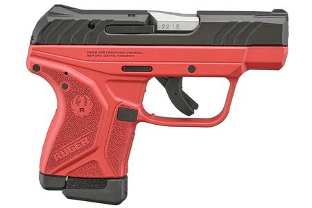 LCP II 22LR 2.75 INCH BBL RED CERAKOTE FRAME