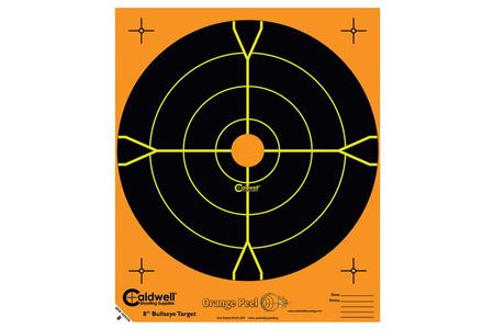 ORANGE PEEL 5.5IN BULLSEYE 10 SHEET