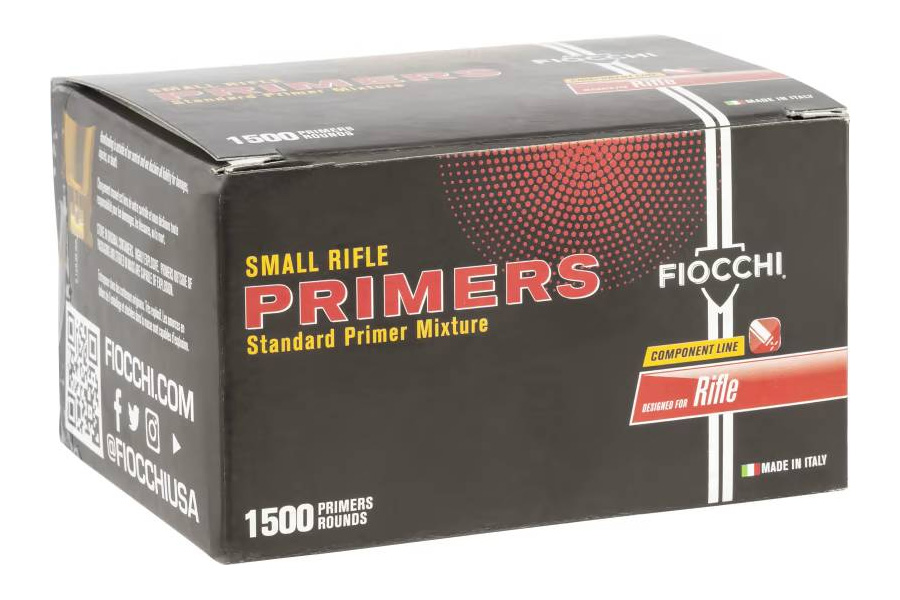 Fiocchi Small Rifle Primers 1500/BOX