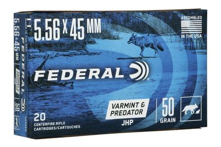 5.56MM AMERICAN EAGLE VARMINT  PREDATOR JHP 20RNDS