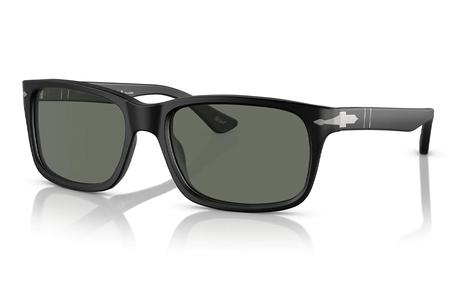 PO3048S BLACK WITH POLARIZED GREEN LENSES