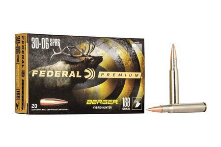 30-06 SPRG 168 GR BERGER HYBRID HUNTER