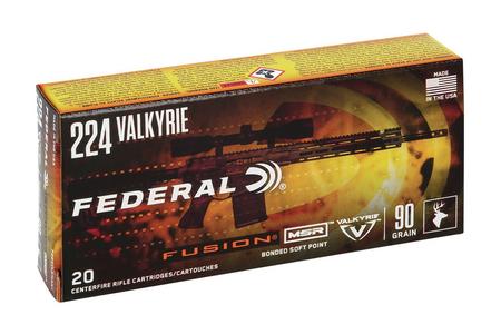 224 VALKYRIE 90 GR SOFT POINT FUSION MSR