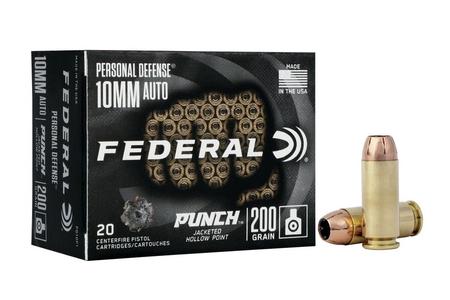 PREMIUM PERSONAL DEFENSE PUNCH 10MM 200GR JHP 20RNDS