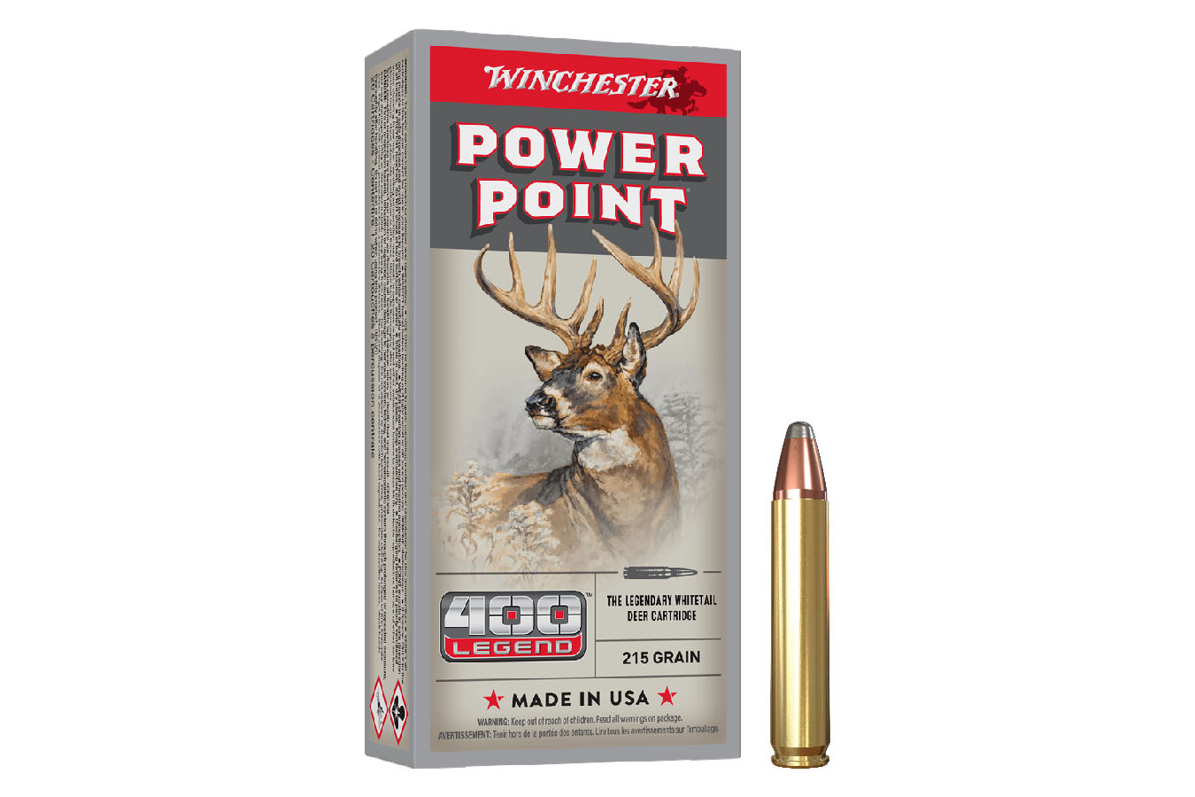 Winchester 400 Legend 215 gr Power-Point 20/Box