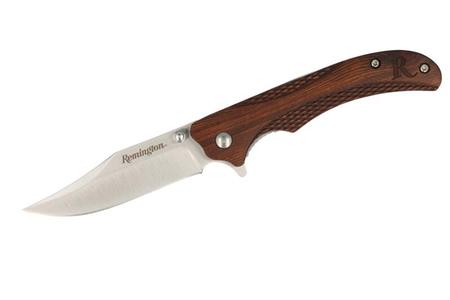 WOODLAND LINER LOCK 4` REMINGTON LOGO SS BLADES