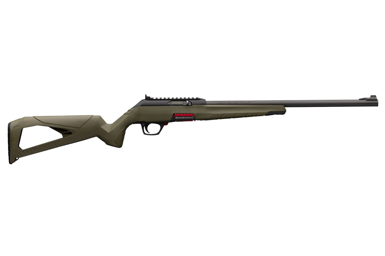 Winchester Wildcat 22LR Semi-Auto Rimfire Rifle with OD Green Stock