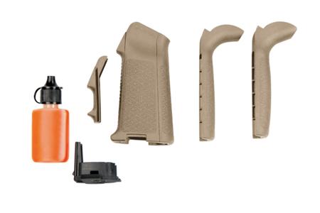 MIAD TYPE 1 GEN1.1 GRIP KIT POLYMER AGGRESSIVE TEXTRUED FLAT DARK EARTH