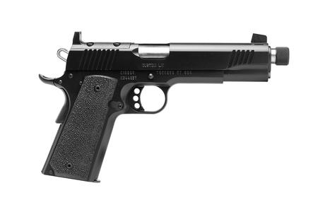 CUSTOM LW 45 ACP OPTIC-READY SEMI-AUTO PISTOL WITH THREADED BARREL AND SUPPRESSO