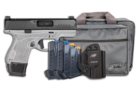 R7 MAKO 9MM GRAY, W/HOLSTER, RANGE BAG, 3 MAGS