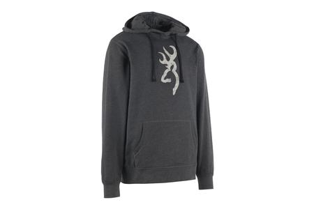 BROWNING CARTER 2.0 BUCKMARK HOODIE SM HEATHER BLACK