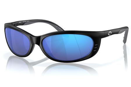 FATHOM MATTE BLACK WITH BLUE MIRROR LENSES 