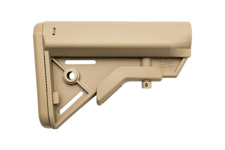 BRAVO STOCK FLAT DARK EARTH MIL-SPEC SIZE