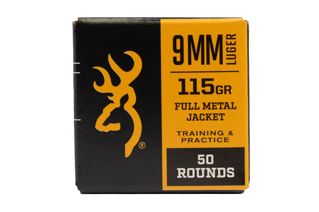 Browning 9mm 115 gr FMJ Training and Practice 50/Box