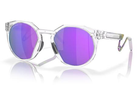 HSTN METAL MATTE CLEAR WITH PRIZM VIOLET LENSES 