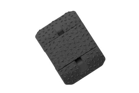 RAIL COVERS TYPE 2 HALF SLOT FOR M-LOK BLACK AGGRESSIVE TEXTURED POLYMER